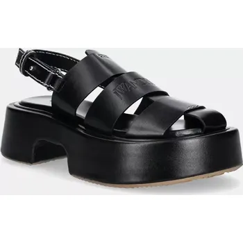 Dámské sandále Kožené sandály JW Anderson SN0099.LA0323.999 černá 99X, EUR 39