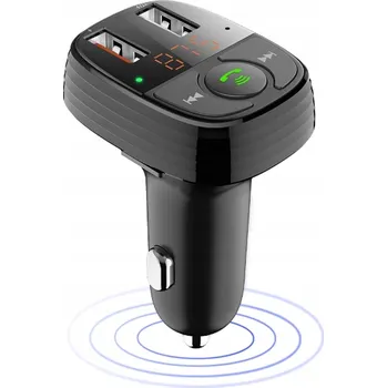 FM transmitter Devia FM Transmiter do auta Smart černý MP3 2xUSB QC 3.0