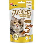 AKINU FILLIES Drůbeží se sýrem plněné kapsičky pamlsek pro kočky 50 g