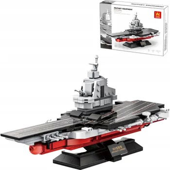 ostatní stavebnice Stavební Stavebnice Wange 3520 - Letadlová loď z druhé světové války, 392 dílů