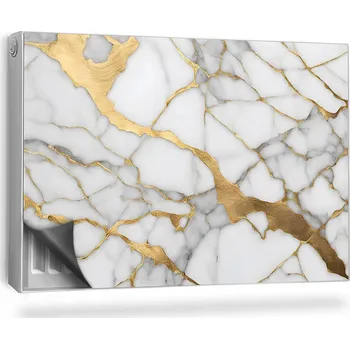 Obraz Magnetická podložka na radiátor, kryt 90 x 60 cm šedá