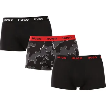 Boxerky 3PACK pánské boxerky HUGO vícebarevné (50532550 962) XL Možnost vrácení zboží ZDARMA do 120 dnů!