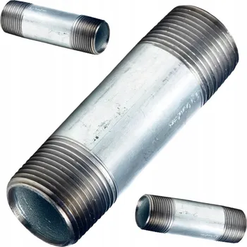 Vodovodní potrubí NÁTRUBEK TRUBKA POZINK 2 ZÁVITY 1'' 250MM DN25