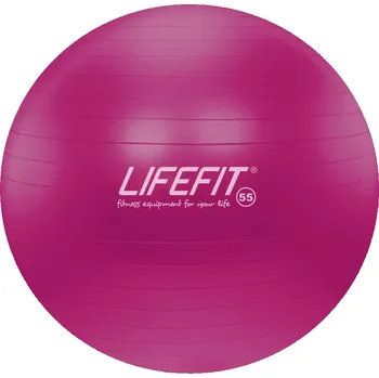 Gymnastický míč Gymnastický míč LIFEFIT® ANTI-BURST 55 cm, bordó
