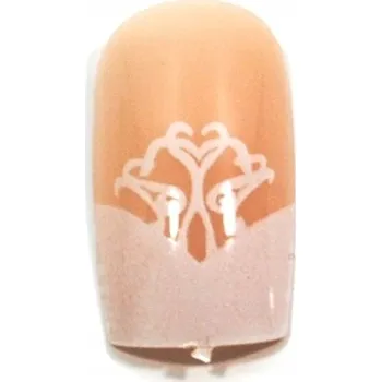 TIPSY UMĚLÉ NEHTY MANIKÚRA NUDE FRENCH 20ks + LEPIDLO DÁREK