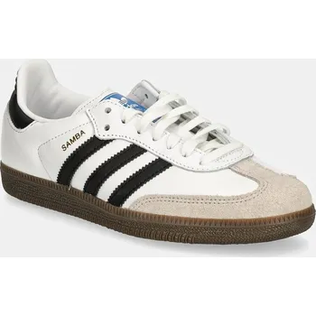 Dámská obuv Kožené tenisky adidas Originals Samba OG IE3675 bílá 00X, EUR 37 1/3