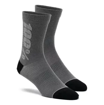 pracovní ponožka S100 ponožky RYTHYM Merino Wool, 100% - USA (černá/šedá, vel. S/M)