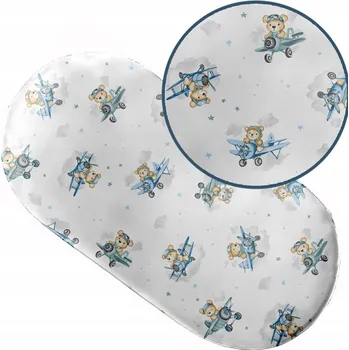 Prostěradlo PROSTĚRADLO DO KORBIČKY KOČÁRKU KOLÉBKY BAVLNA