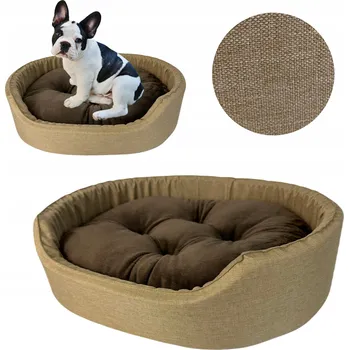 Pelíšek pro psa Šiška pro psy pelíšek béžový 57 cm x 48 cm