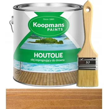 Vrták Koopmans Houtolie Olej na dřevo a terasy 20L Ořech