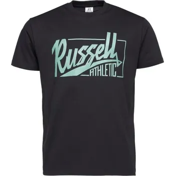 Pánské tričko Russell Athletic T-SHIRT XL Černá, Světle zelená