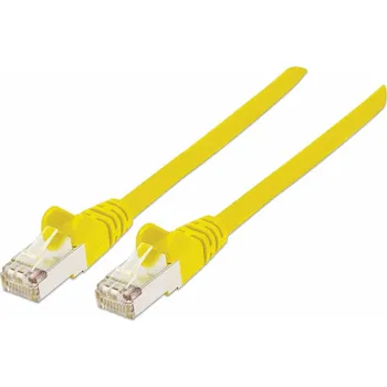 Síťový kabel Intellinet 740708 síťový kabel Žlutá 1 m Cat7 S/FTP (S-STP)