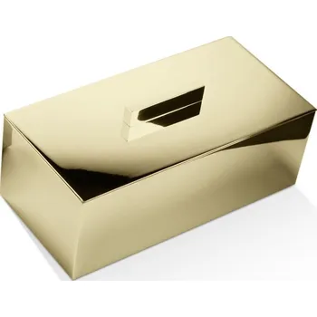 Úložný box Decor Walther, Koupelnová dóza Corner s víkem 25 cm zlatá - Formadore
