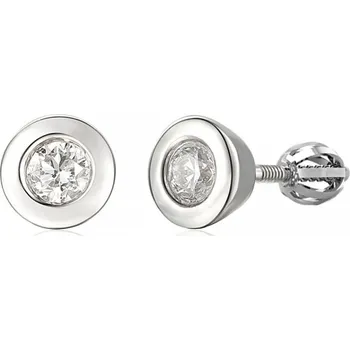 Náušnice Diamantové náušnice Praia s brilianty Materiál šperku: Bílé zlato