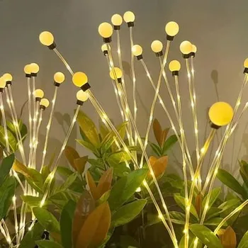 Stojací lampa Lampa Floro, solární, 42xLED, 66 cm