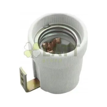 BERGE Keramický objímka E27 s boční objímkou