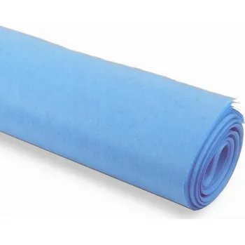 Obraz Krepový Papír hladký pro balení, modrý, 50 x 70 cm