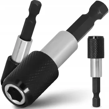 Bit MAGNETICKÝ DRŽÁK BITŮ 1/4'' Nástavec PRODLOUŽENÍ Magnet ADAPTÉR ŠROUBOVÁKU