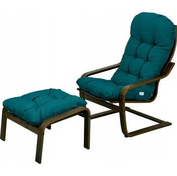 Polštář POLŠTÁŘ NA KŘESLO PODNOŽKA IKEA POÄNG KOMPLET