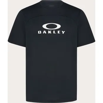 cyklistický dres Oakley cyklistické triko FREE RIDE RC SS JERSEY 2025 Černá XL Pánské