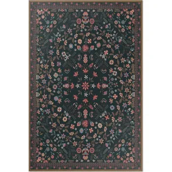 Koberec Módní vinylový Koberec do interiéru s jemným květinovým vzorem, plný barev, 140x210 cm