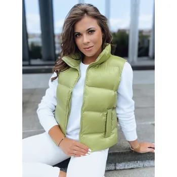 Dámská vesta Limetková prošívaná vesta WILLOW TY3797 Velikost: S