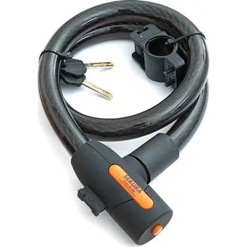 Zámek na kolo Zámek 1000/22 spirála s klíčem Sekura KB 403