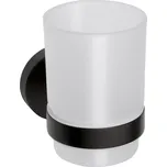 Držák kartáčků Dark sklenička Noir, černá