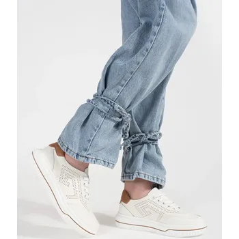 Dámské tenisky Goodin Designové dámské bílé tenisky na platformě 39