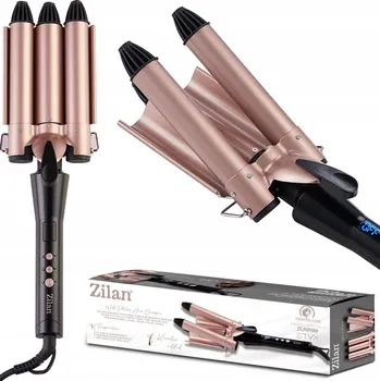 Kulma Automatická kulma na vlasy Zilan 3 Barrel Hair Curler | Styx