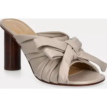 Dámské pantofle Kožené pantofle JW Anderson SN0095.LA0161.190 béžová 02X, EUR 41