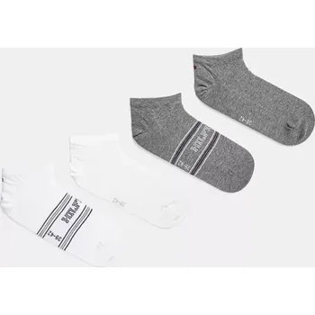 Pánské ponožky Ponožky Tommy Hilfiger 4-pack pánské, šedá barva, 701232604 90X, vel. 39/42