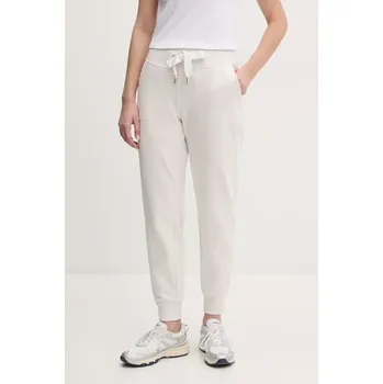 Tepláky Dkny dámské, béžová barva, hladké, DP5P3496 01X, vel. XL