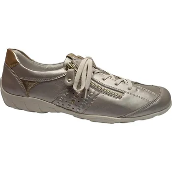 Dámské polobotky Vycházková obuv, Remonte, metallic: Stříbrná Povrstvená kůže 29,4 44 G - standardní šíře (29514-29515)
