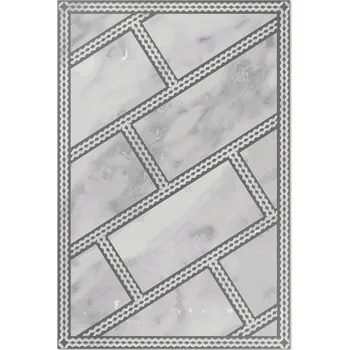 Koberec Módní vinylový Koberec do interiéru - dekorativní mramorové světlé dlaždice, 150x225 cm