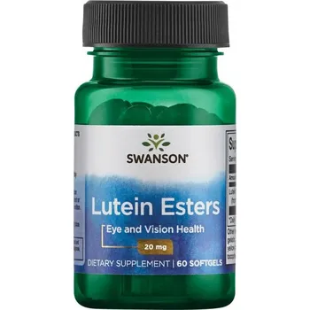 Přírodní produkt Swanson Lutein, 20 mg, 60 softgelových kapslí