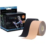 BronVit Sport Kinesio tape set, 2 x (5 cm x 6 m) Barva: Černá + béžová