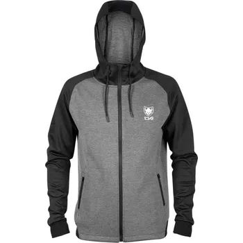 Mikina TSG Aero zip hoodie Black grey Velikost: M