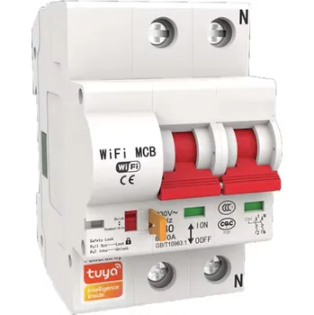 Jistič MXM Wifi jistič 40A - Tuya, 2 póly, s ochranou proti zkratu