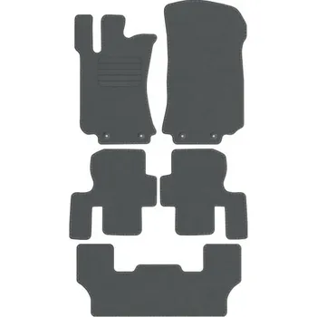 autokoberec Kobercové rohožky Edecor velurové 5 ks