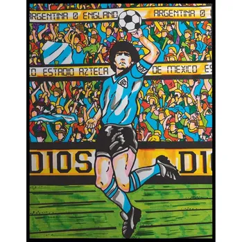 RC model ostatní Colorvelvet Sametový obrázek Fotbalista Argentina 21x29,7cm