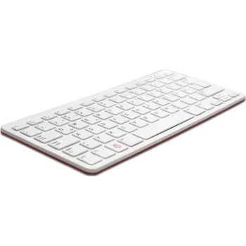 Klávesnice Raspberry Pi® RPI-KEYB (DE)-RED/WHITE USB klávesnice německá, QWERTZ bílá, červená USB hub