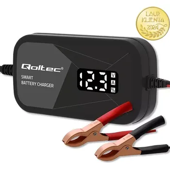 Nabíječka autobaterie Qoltec 52492 12V 2A