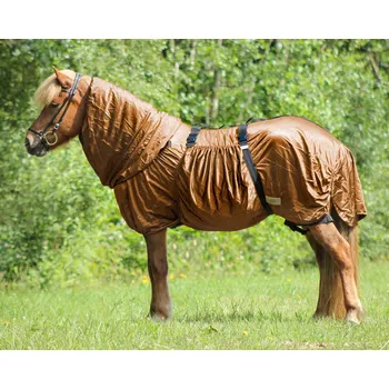 Deka pro koně Ekzémová deka QHP Icelandic - pro menší koně, bronzová, 130 cm