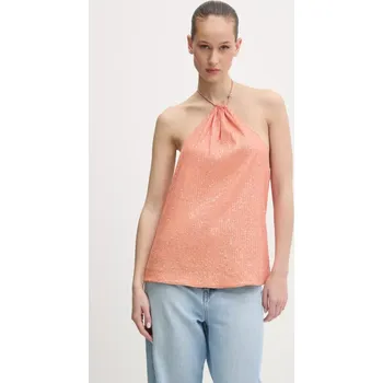 Dámská halenka Halenka HUGO dámská, oranžová barva, vzorovaná, 50537010 22X, vel. 36