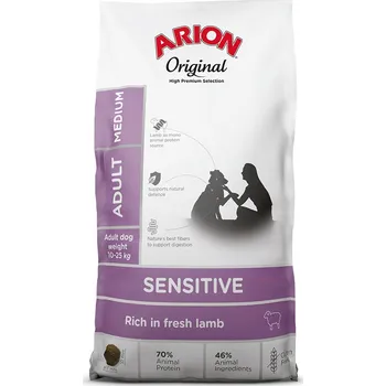 Krmivo pro psa 2x12kg Arion Original Sensitive Medium Breed Lamm jehněčí