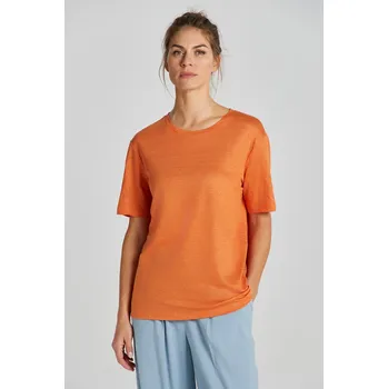 TRIČKO GANT LINEN SS T-SHIRT PUMPKIN ORANGE