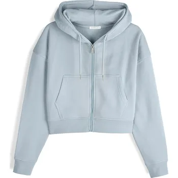 Dámské oblečení GATE Zkrácená mikina na zip s kapucí 32 225-0012/4201