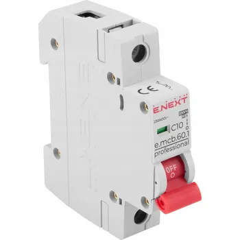 vypínač Jistič PRO C10 10A 1P - Vstup pro lištovou vidlici