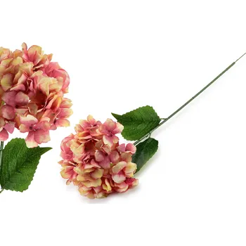 umělá květina Umělá květina VIRIDIS HORTENSIA 73 cm růžová/béžová